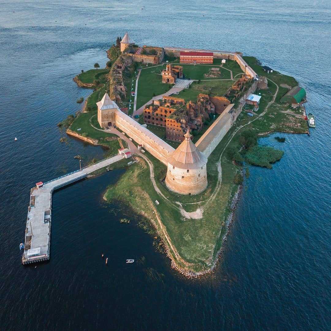 Крепость орешек Шлиссельбургская крепость