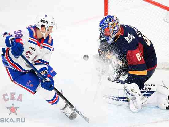 СКА обыграл "Металлург" в первом туре регулярного чемпионата КХЛ