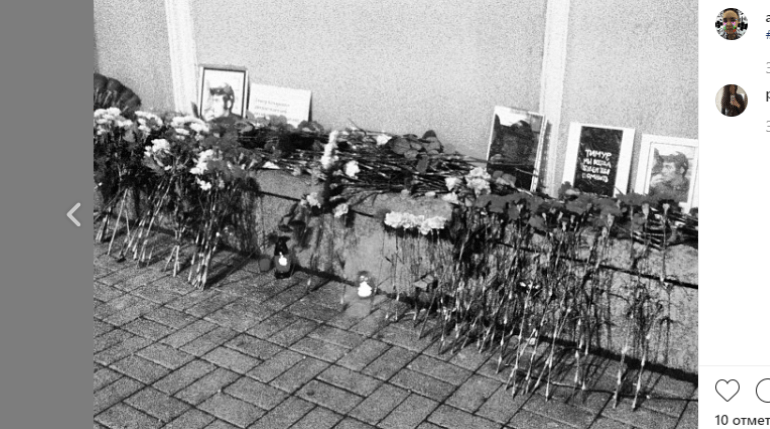 Петербуржцы почтили память Качаравы, убитого 14 лет назад