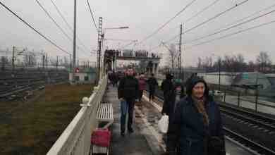 Электричка с Московского вокзала до Любани на сломалась на ст. Навалочная. Электрички остальные идут…
