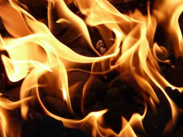 В Ленобласти дом горел на 54 «квадратах»
