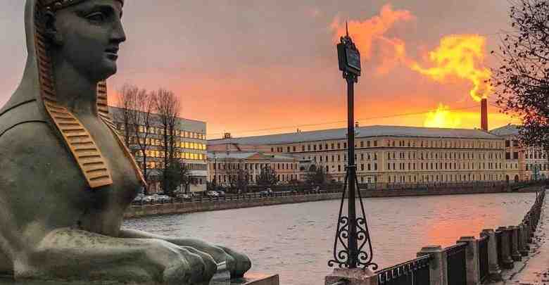 Закат над Египетским мостом. Вечерняя радость