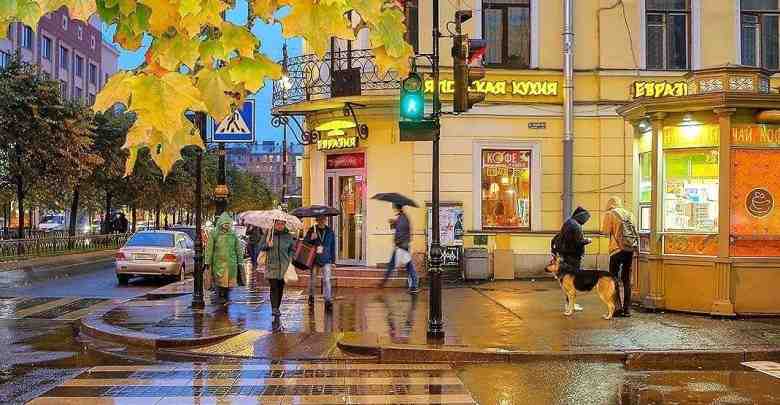 Улица Чайковского. Царящая осень