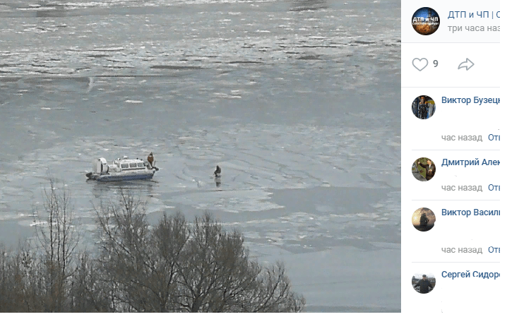Мужчина вышел порыбачить на тонкий лед в Приморском районе