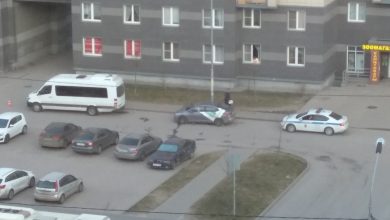 В Славянке на Ростовской 14-16 Каршеринг подбил микроавтобус