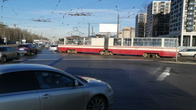 В сторону Дальневосточного трамваи стоят, людей высаживают ( пробка из трамваев уже до Бадаева….