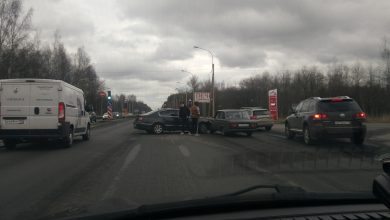 ДТП с участием автомобилей Wolkswagen Jetta и ВАЗ-2105 на Дороге Жизни а сторону Всеволожска…