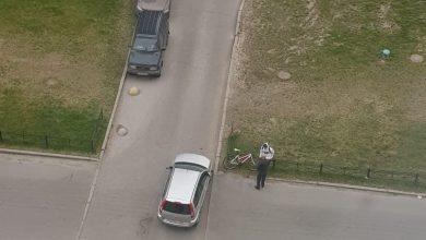 На Варшавской при выезде из двора Форд сбил велосипедиста