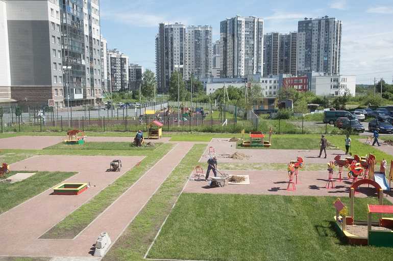 В Петербурге строят 22 новых детских сада
