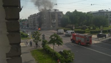 На пересечении Зайцева и Новостроек произошло 2 громких хлопка и загорелась машина. После чего…