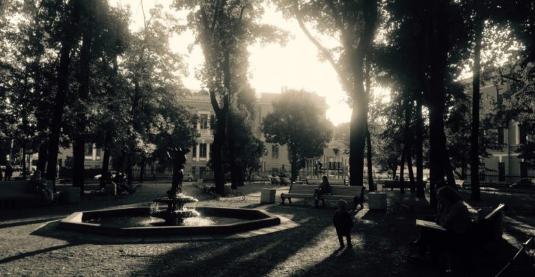 Вчера в 22:00, в Введенском саду, что напротив Витебского вокзала, в ходе потасовки была…