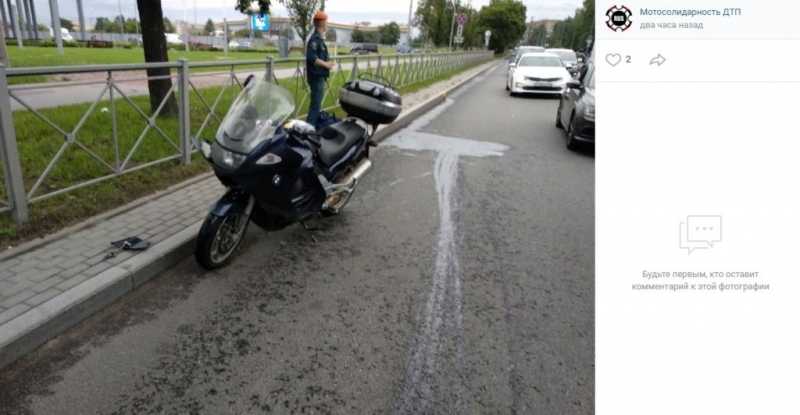 В результате ДТП на Бассейной серьезно пострадал мотоциклист