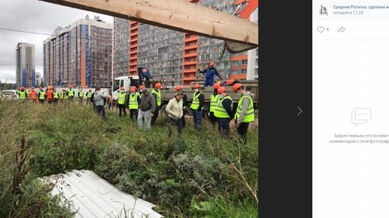 Жители "Триумф парка", оставшиеся без парковки, решили драться со строителями