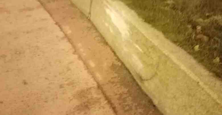 Ночью на Петровской набережной водитель поздно понял, что нужно сбрасывать скорость и делать левый…