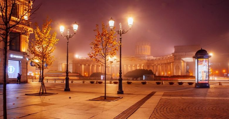 Вид на Казанский собор с Малой Конюшенной улицы. Фото: natalia_krasnova_