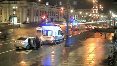 Около часа ночи на Невском проспекте в подземном переходе упал человек, прохожие вызвали скорую,…
