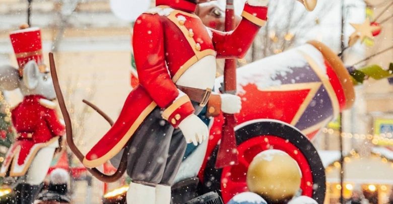 Мышки снега не боятся, продолжают развлекаться Рождественская ярмарка на Манежной площади natalia_krasnova_