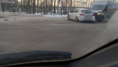 Авария на Выборгском шоссе в Сертолово, на перекрестке с Индустриальной улицей в направлении Петербурга….