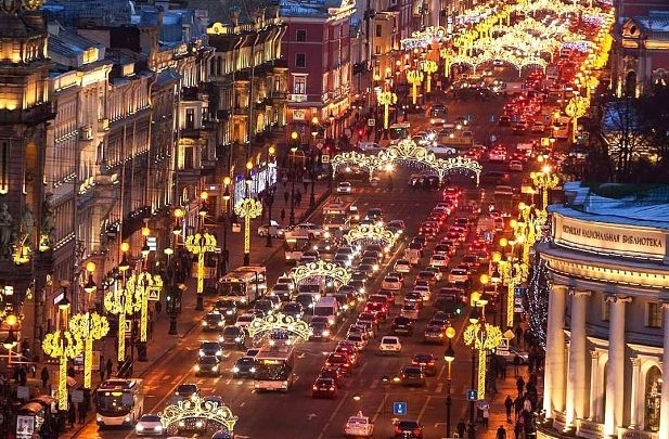Праздничная подсветка Невского проспекта! Новый год уже рядом