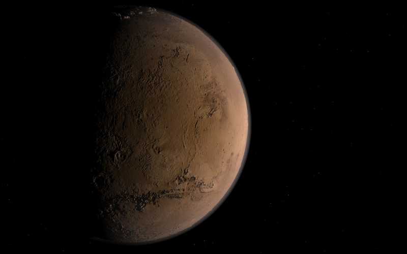 На Марсе нашли внушительные запасы водяного льда