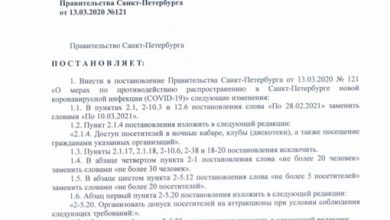 С 12 февраля в Петербурге снимается еще ряд коронавирусных ограничений. Распоряжение об этом подписал…