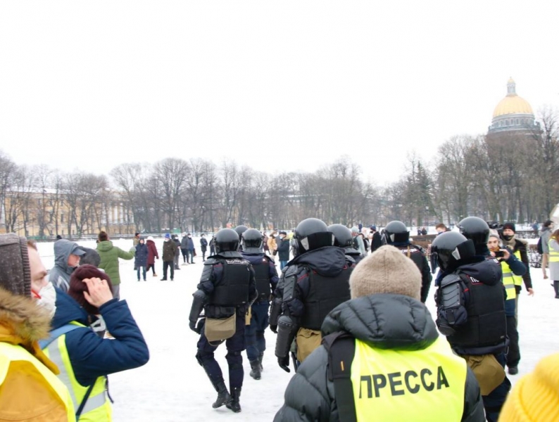 Суд Петербурга прекратил дело в отношении инвалида, задержанного на несогласованной акции протеста