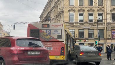 С Невского на Малую Морскую улицу водитель автобуса АО «Третий Парк» решил повернуть направо…