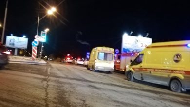 На перекрёстке Лиговского и Воздухоплавательной улицы произошло ДТП с полицейской машиной