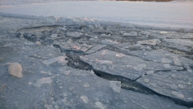 Ребенок провалился под лед Невы напротив дома №177 по Шлиссельбургскому шоссе в посёлке Усть-Ижора….