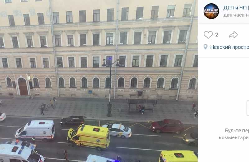 Фельдшер пострадал в ДТП с BMW и скорой на Невском проспекте |