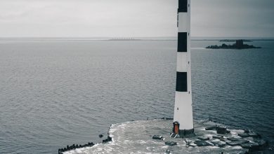 Задний створный маяк Морского канала. Фото: nikybwd