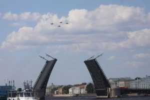 Уже второй день подряд над Петербургом проходит воздушная часть репетиции парада ВМФ!