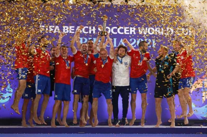 Россия победила в чемпионате мира по пляжному футболу: фоторепортаж Gazeta.SPb.ru