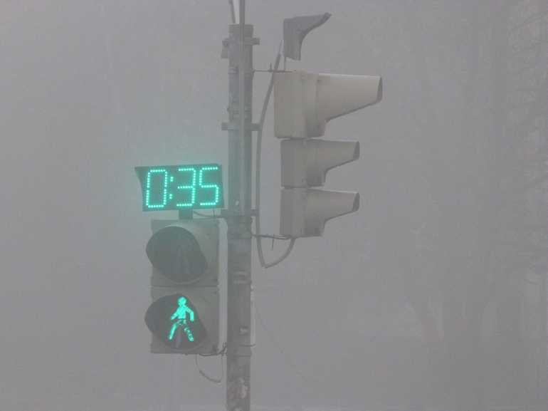 В понедельник Петербург накроет туман