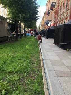 Тем временем в Питере продолжают снимать кино. Так сегодня выглядела улица Чайковского. Автор: Иван…