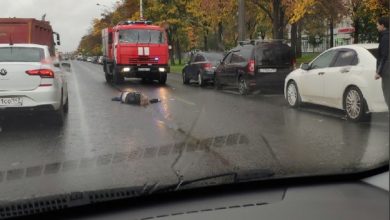 Водитель Белого Поло сбил человека на нерегулируемом пешеходном переходе за кфс на Культуре