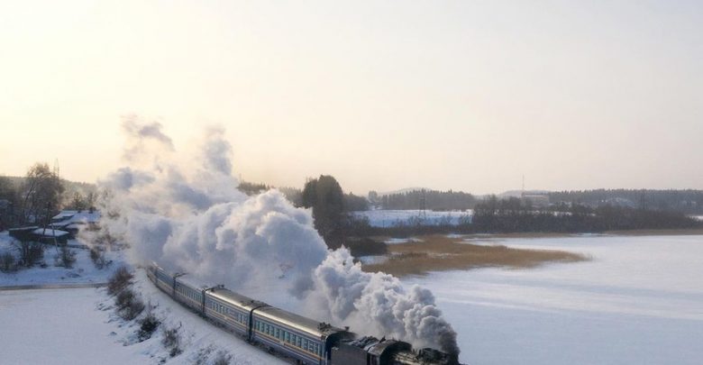 «Рускеальский экспресс» — на сегодняшний день единственный в России ежедневный поезд на паровозной тяге….