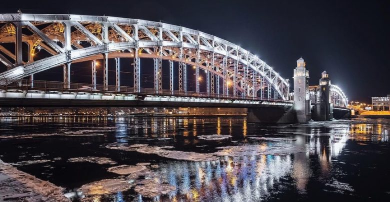 Большеохтинский мост. Фото: andrei_mikhailov