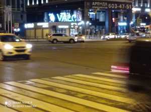 Авария на перекрестке Салова и Бухарестской у метро