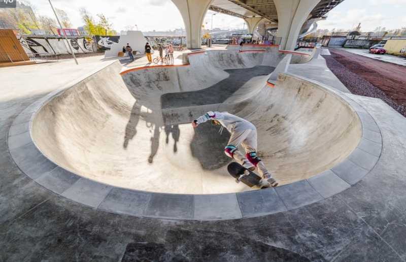 В скейт-парке под мостом Бетанкура появится боул уникальной формы