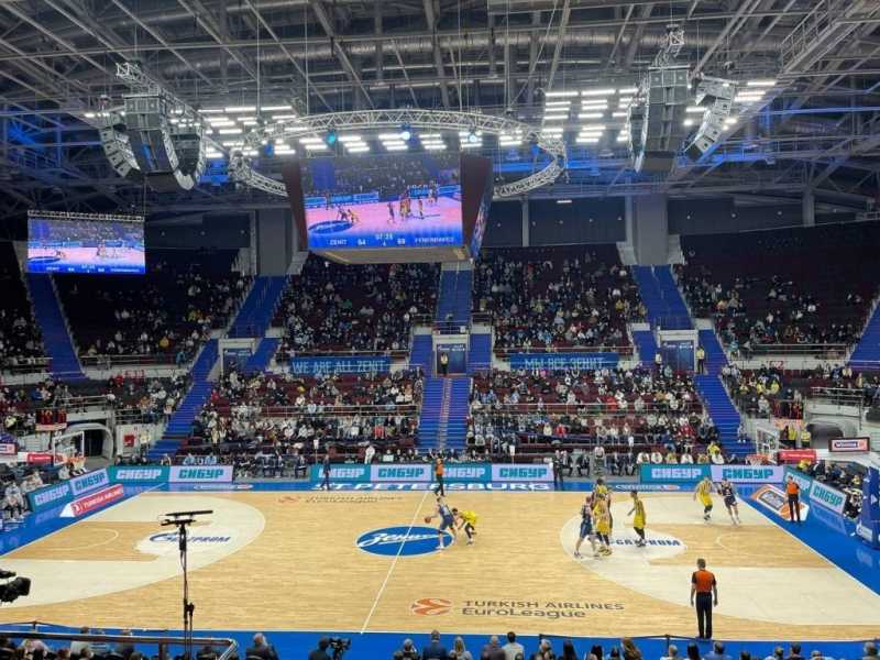 Баскетболисты "Зенита" проиграли турецкому "Фенербахче" в регулярном чемпионате Евролиги
