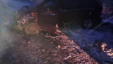 На автодороге А-120 около посёлка Ульяновка произошло столкновение автомобилей Опель Вектра, Додж Караван, Лада…