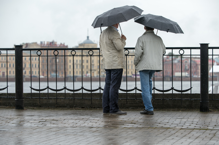 Синоптик рассказал, когда в Петербурге перестанет идти мокрый снег с дождем
