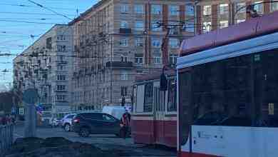Из-за аварии на Новочеркасской, трамваям не проехать