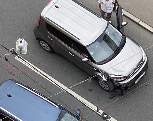ДТП на Лесном проспекте, Kia протаранила Audi