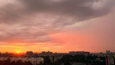 Очаровательный солнечный рассвет сегодня могли наблюдать жители Петербурга