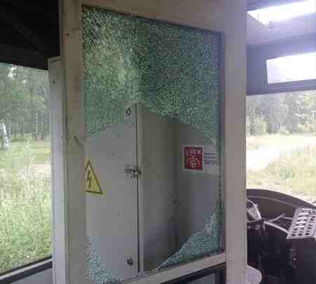 На Пискарёвке вандалы уничтожают троллейбус, купленный для тренировки собак-поводырей. Северо-западный центр по подготовке специальных…