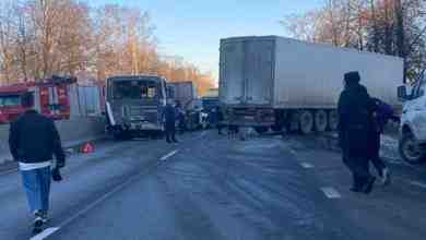 Фуру в кювет отправил на Московском шоссе водитель грузовика с признаками САО. Между Шушарами…