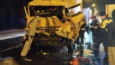 Авария в Тосненском районе на объездной дороге в сторону СПБ на 643 км трассы…
