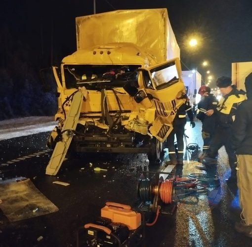 Авария в Тосненском районе на объездной дороге в сторону СПБ на 643 км трассы…